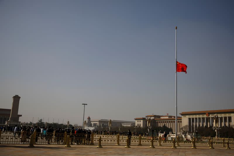 China mourns for coronavirus (COVID-19) victims on Qingming tomb sweeping festival