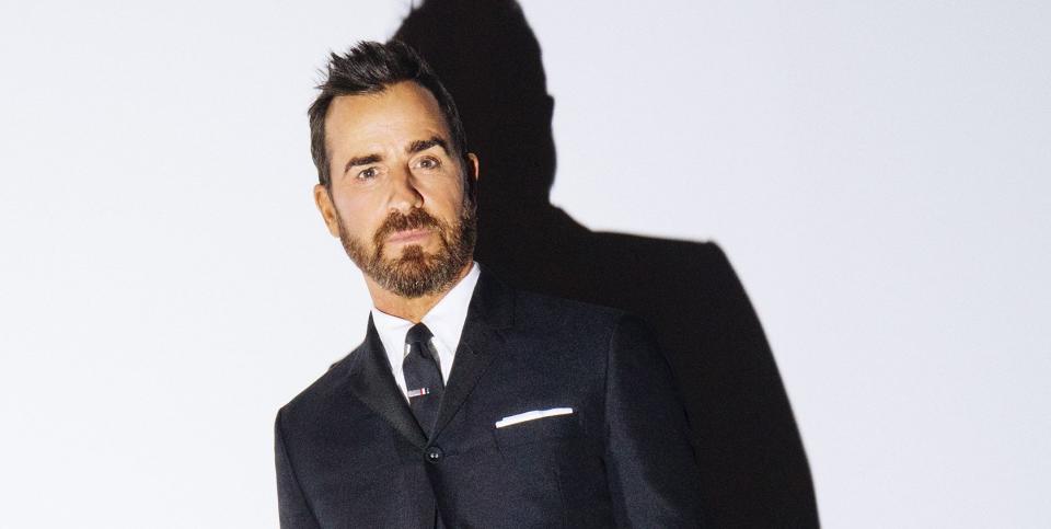 justin theroux in thom browne for the cfda awards