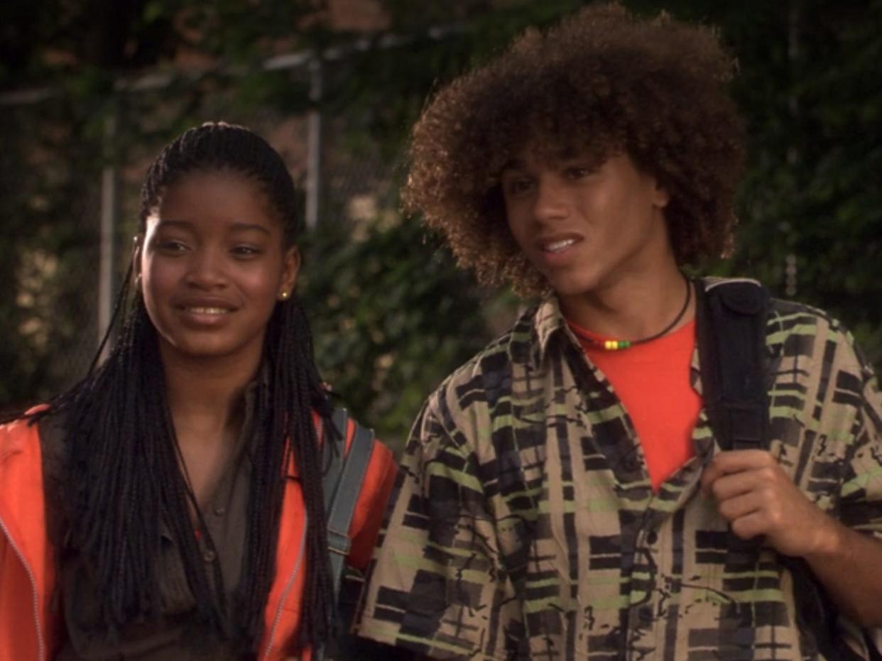 Keke Palmer and Corbin Bleu beside one another in Jump In