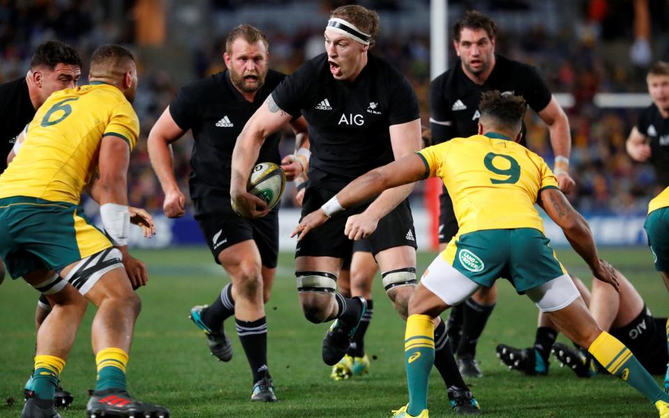 Brodie Retallick scored one of New Zealand's six tries - REUTERS