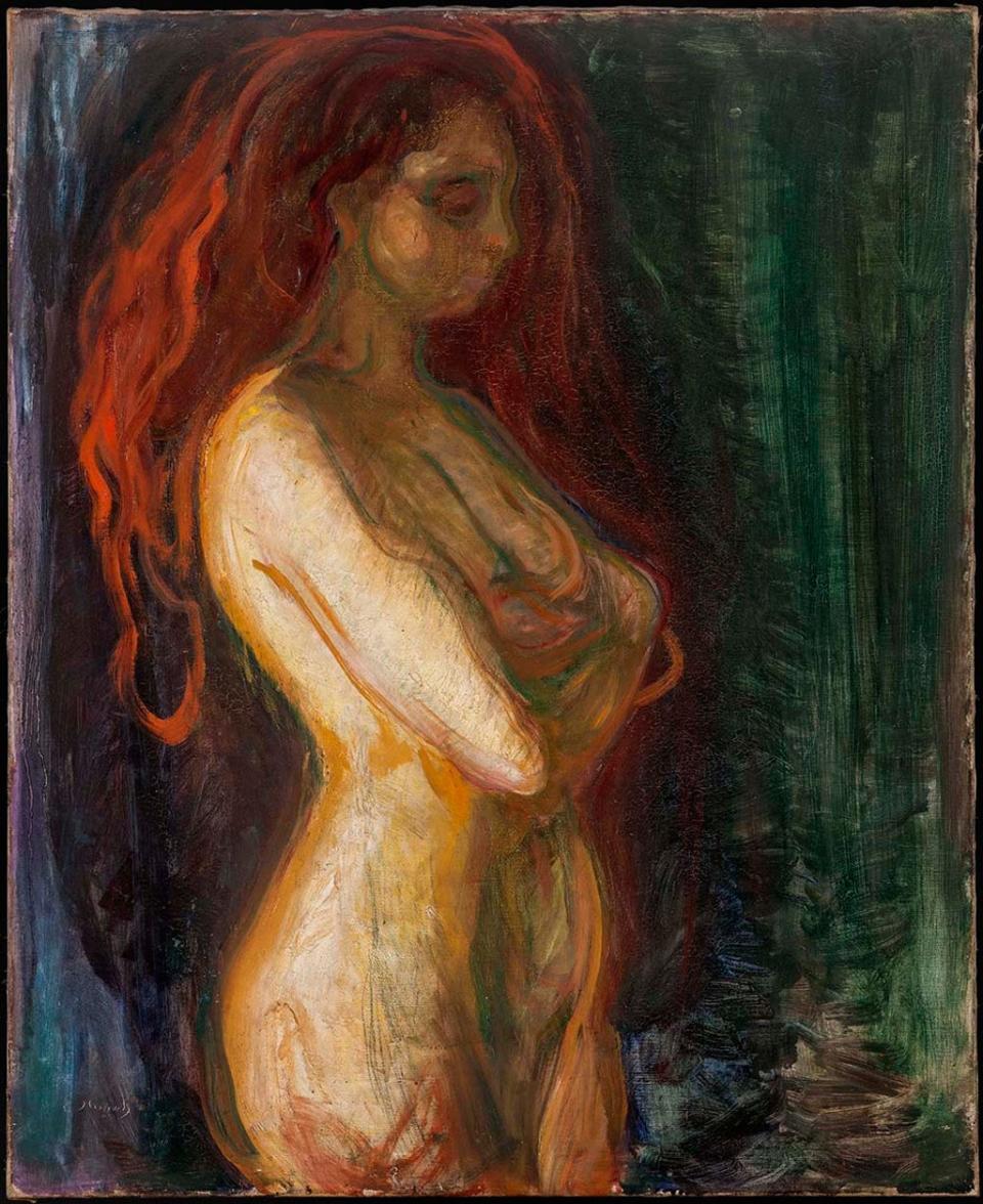 ‘Nude in Profile Towards the Right’ (1898) (KODE Art Museums, Bergen, Norway/Cortauld)