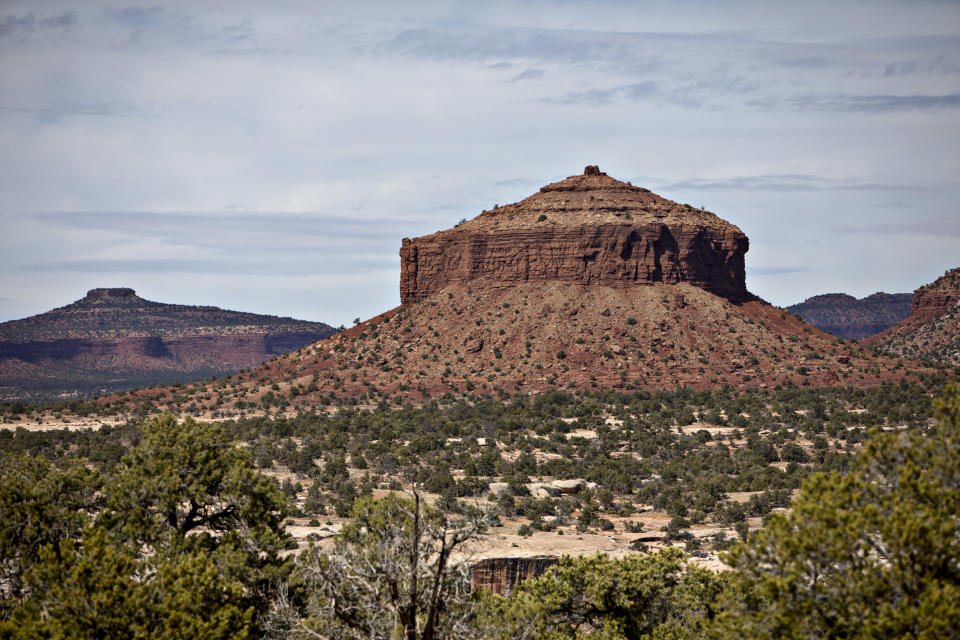 Cheese Box Butte,&nbsp;formerly part of Bears Ears National Monument in Utah. (Photo: Kim Raff for HuffPost)