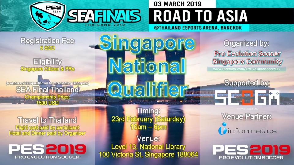 Pro Evolution Soccer/Winning Eleven Singapore National Qualifier