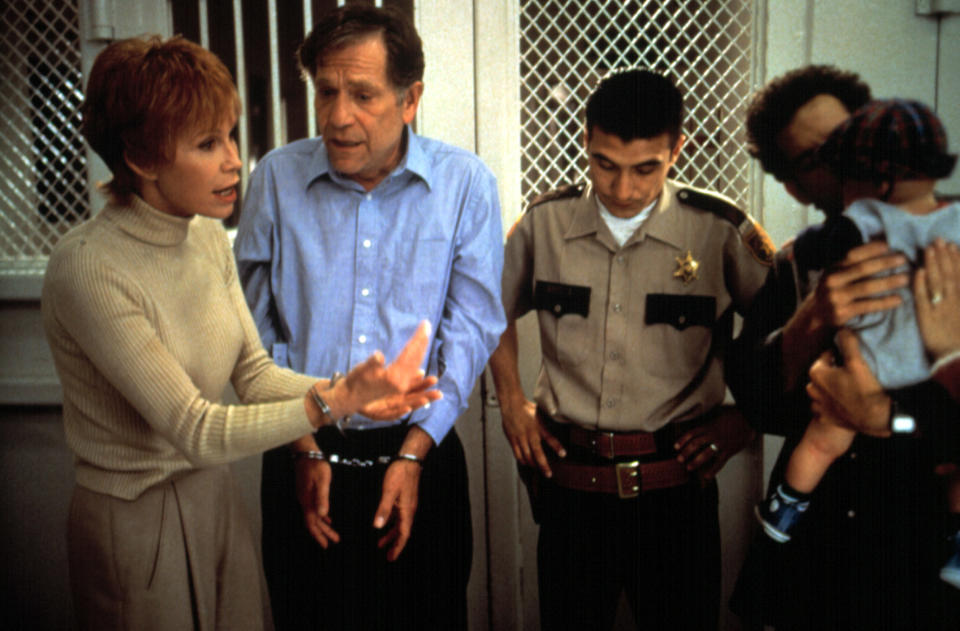 Moore, George Segal and Ben Stiller in Flirting with Disaster. (Photo: Miramax/Courtesy Everett Collection)