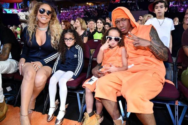 Co-Parenting Champs! Nick Cannon and Mariah Carey Attend Kids' Choice  Awards with Twins Roc and Roe