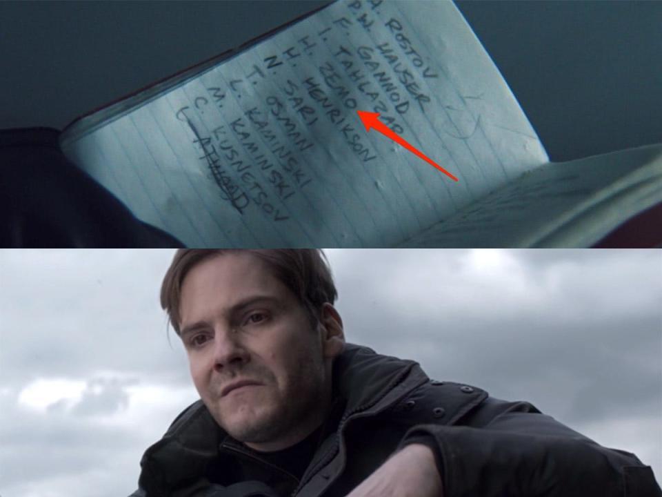 the falcon and the winter soldier 101 detail bucky notebook zemo