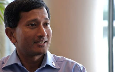 Environment and Water Resources Minister Vivian Balakrishnan talks about the need to plan for unforeseen circumstances because of climate change. (AFP file photo)