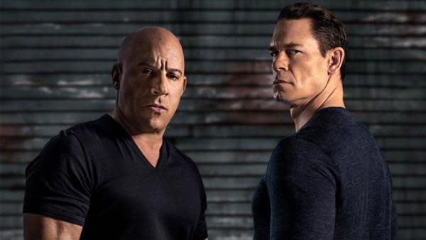 Vin Diesel y John Cena como Dominic y Jakob Toretto