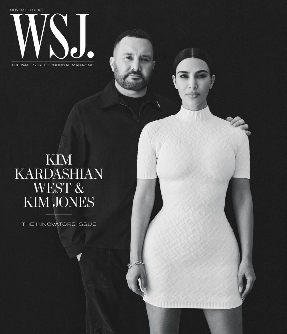 Kim Kardashian and Kim Jones