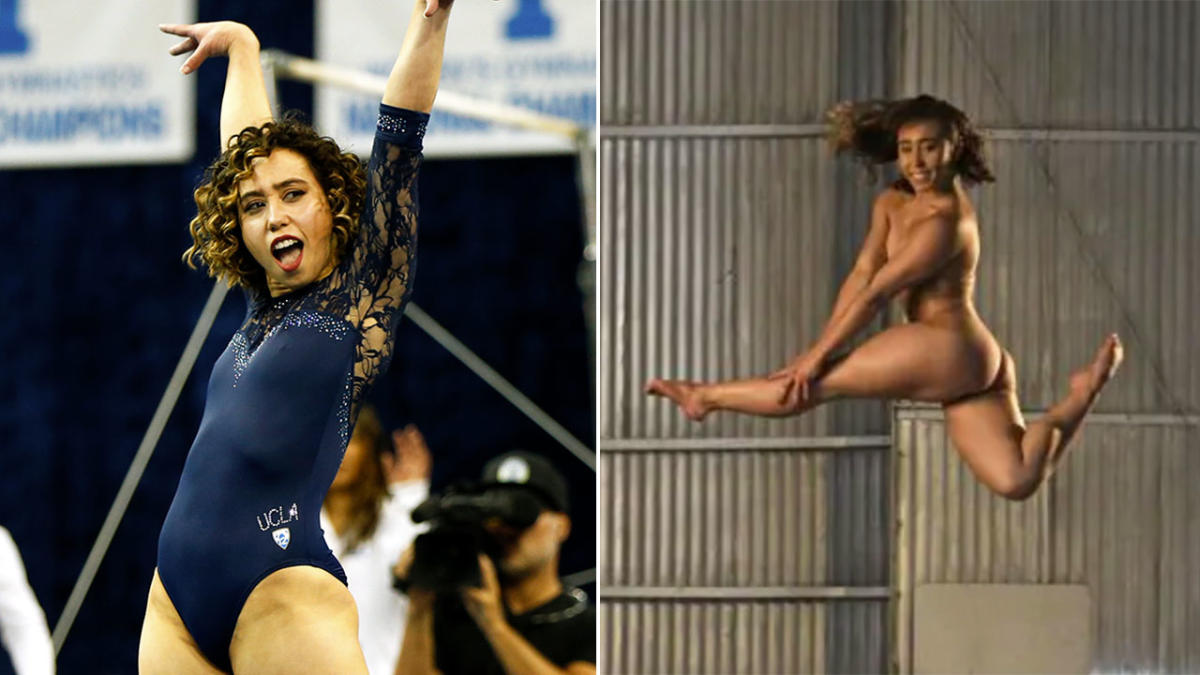 Viral American gymnast dazzles in stunning naked photo shoot - Yahoo Sport