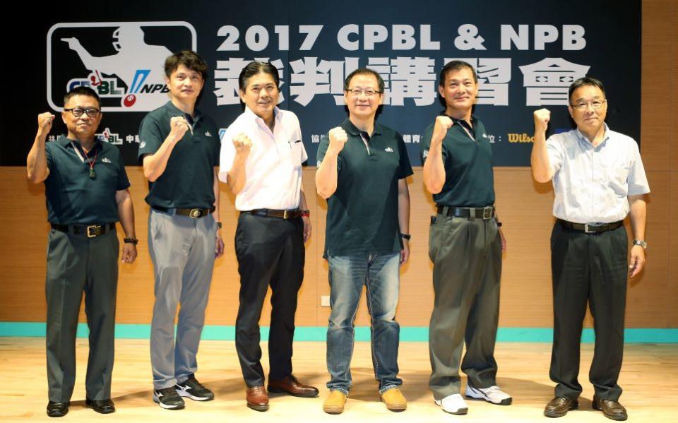 CPBL&NPB裁判講習會今天在國立體育大學展開為期兩天的講習會。圖/中職提供