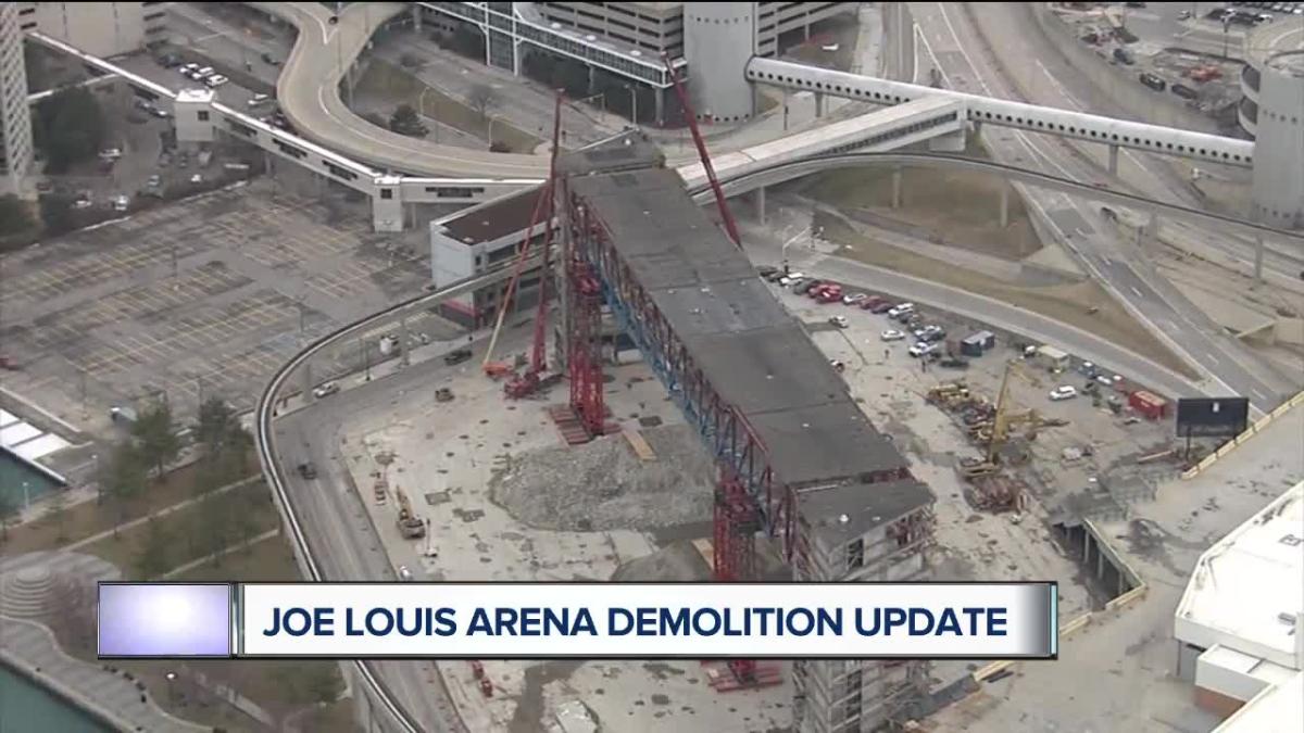 Joe Louis Arena demolition stalls, city pushes completion date to June