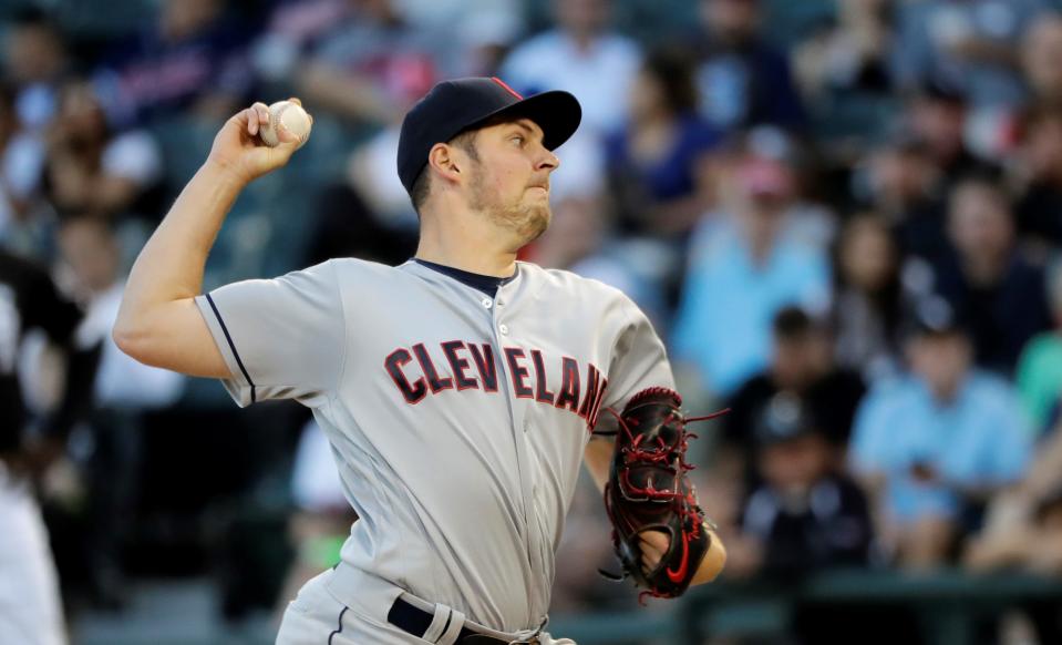 Trevor Bauer has posted 214 strikeouts so far this season and even more tweets. (AP Photo)