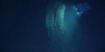 The Remotely Operated Vehicle D2 inspects a large block of mudstone displaced from the wall of Heezen Canyon in the Northeast Canyons and Seamounts Marine National Monument in the Atlantic Ocean off the eastern U.S. coast in this 2013 handout photo obtained by Reuters September 27, 2017. NOAA/Handout via REUTERS