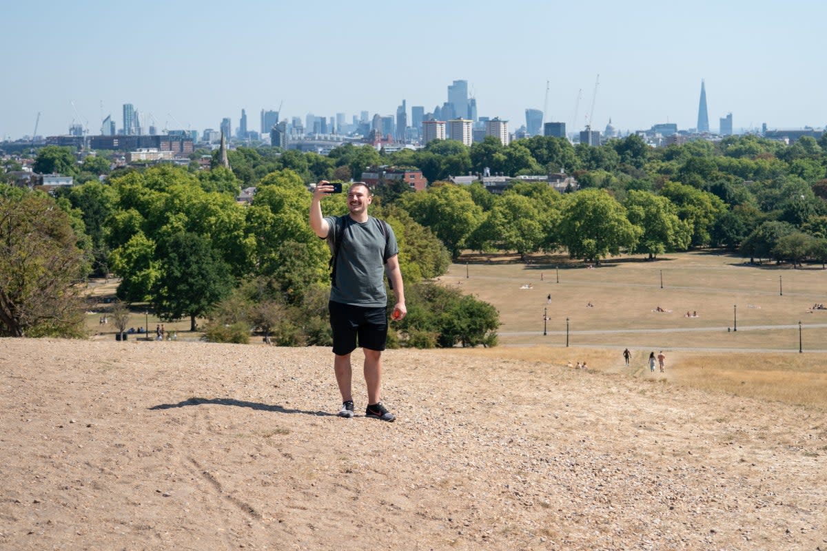 It comes as the southern half of the UK has been beset by drought conditions this weekend, while the northern half braces for thunderstorms on Sunday (Dominic Lipinski/PA) (PA Wire)