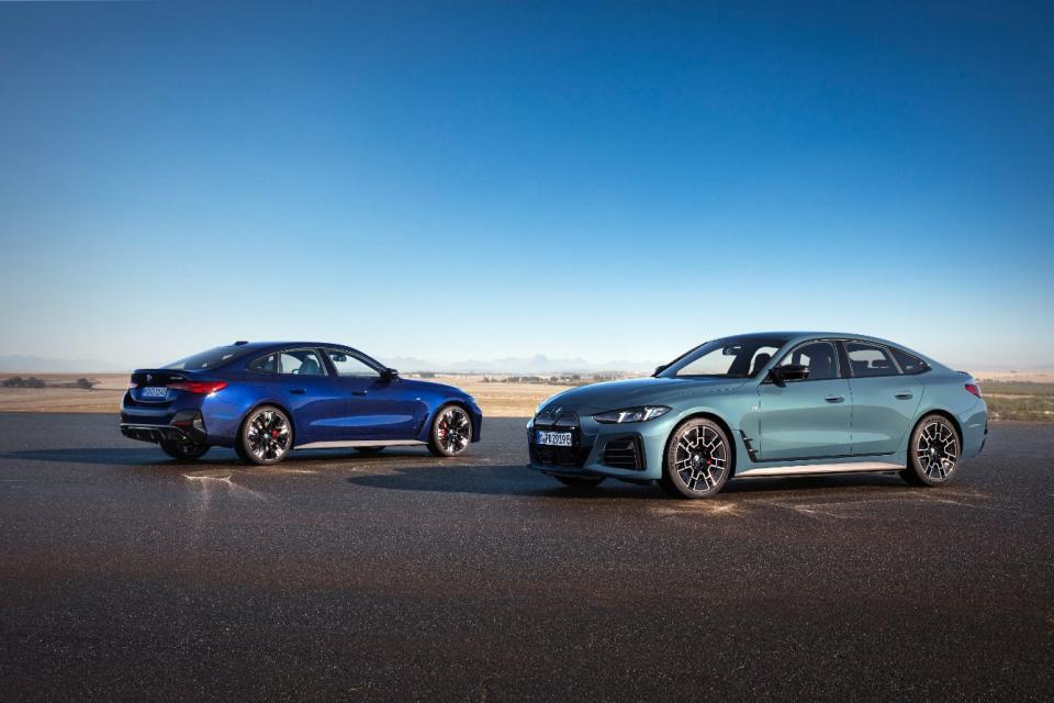 2025 bmw m440i gran coupe and bmw i4 ev