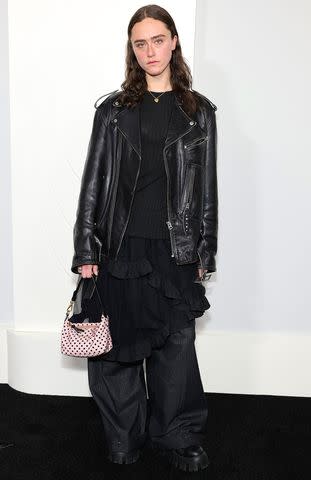 <p>Arturo Holmes/WireImage</p> Ella Emhoff attends the "Feud: Capote VS. The Swans" premiere in New York City