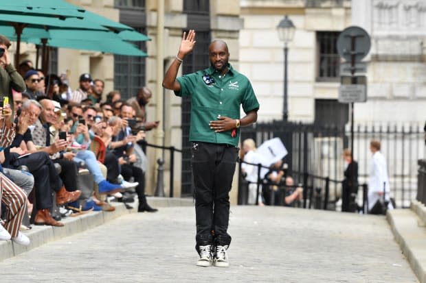 Virgil Abloh at the Louis Vuitton Spring 2020 menswear show in June 2019.<p>Photo: Pascal Le Segretain/Getty Images</p>