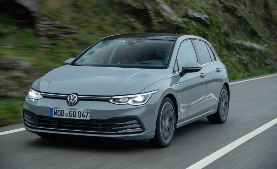 <p>In Europe, the Golf launches with gasoline and diesel engines that make up to 148 horsepower. More-powerful GTI and Golf R models follow later.</p>