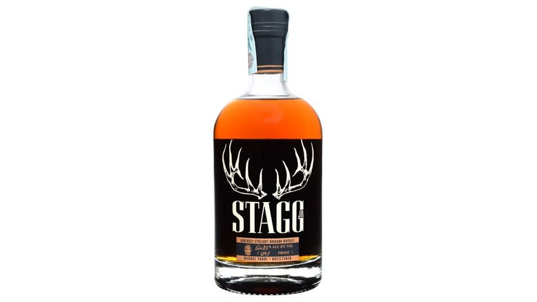 A bottle of Stagg bourbon