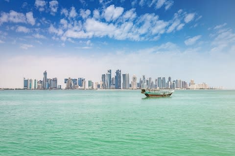 Doha from the water - Credit: GETTY
