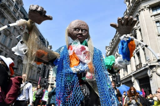 As well as direct action, British environmental activists Extinction Rebellion bring a sense of theatre to their street protests