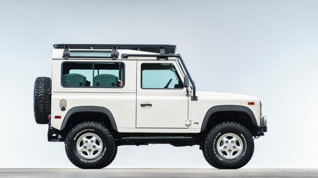 Alpine White Land Rover