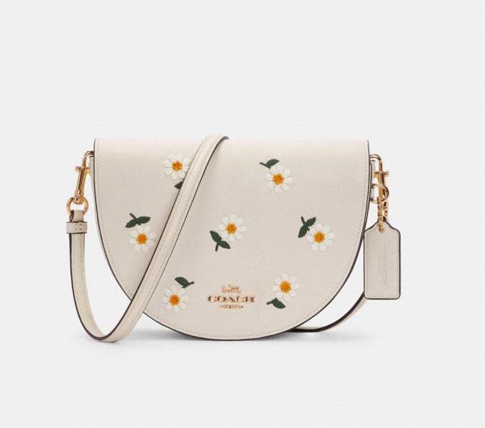 Ellen Crossbody With Daisy Embroidery. Image via Coach Outlet.