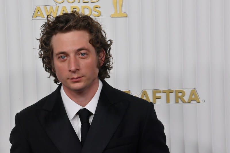 Jeremy Allen White attends the SAG Awards in February. File Photo by Jim Ruymen/UPI