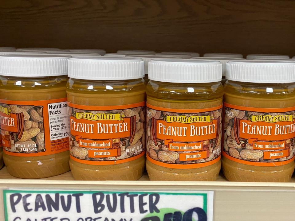 Trader Joe's creamy salted peanut butter