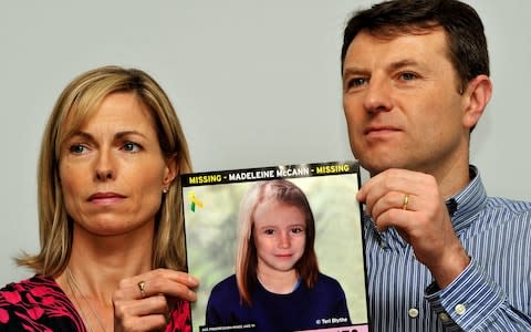 Gerry and Kate McCann's daughter Madeleine disappeared from a holiday flat in Portugal - Credit: PA&nbsp;