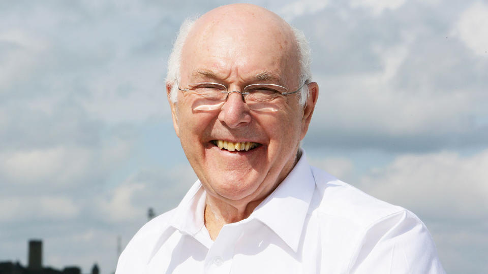 Seen here, iconic F1 commentator Murray Walker died at the age of 97.