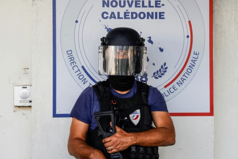 Thousands of police and troops have been deployed to New Caledonia since May (Ludovic MARIN)