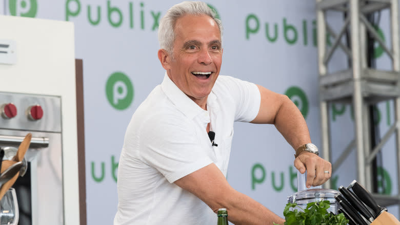 Geoffrey Zakarian cooking