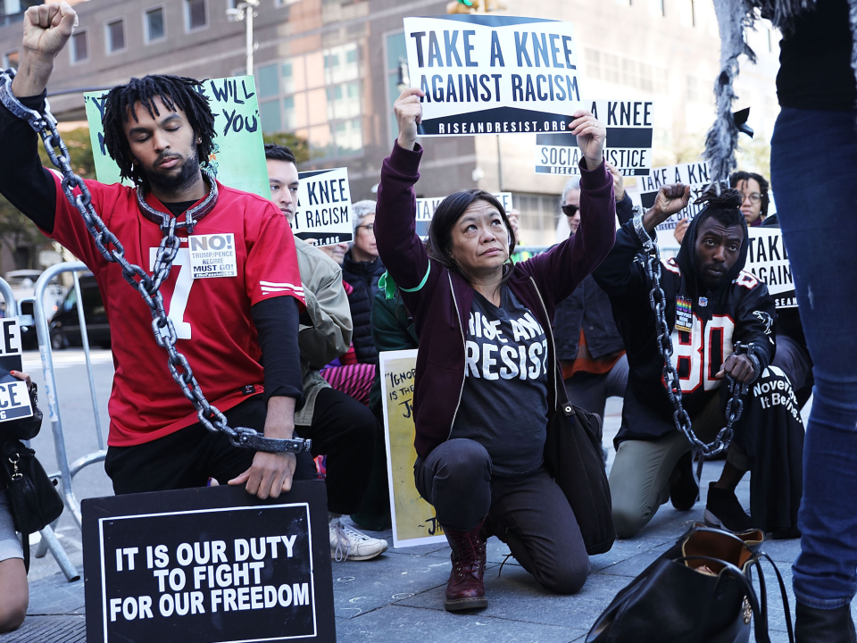 Race protest nfl take a knee