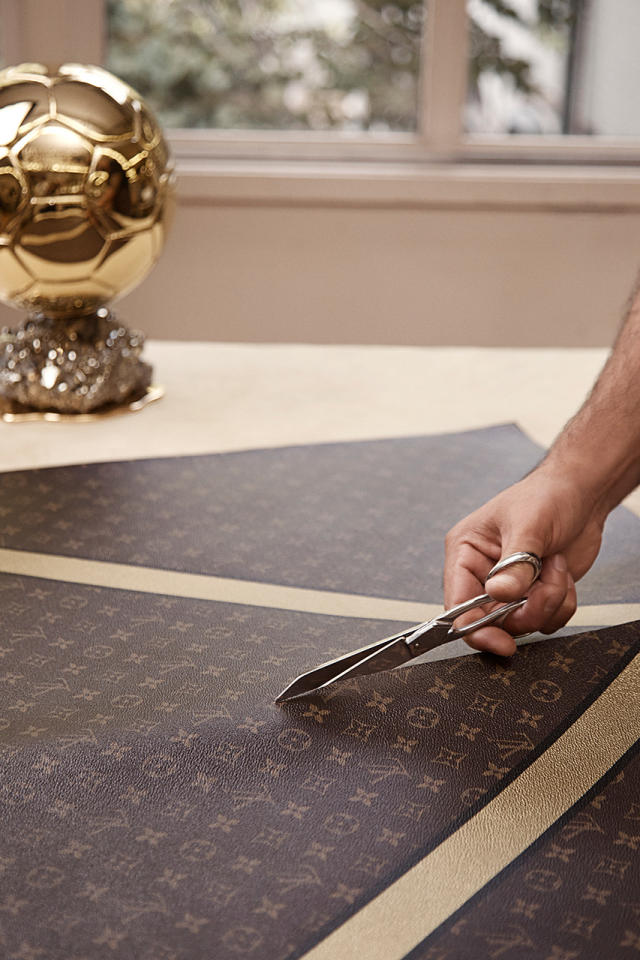 Louis Vuitton Creates Bespoke Trunks for Ballon d'Or Trophies