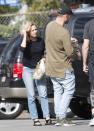 <p>Tessa was dressed casually but chic in a black top, jeans and sandals. The first-time mum looked amazing.</p>