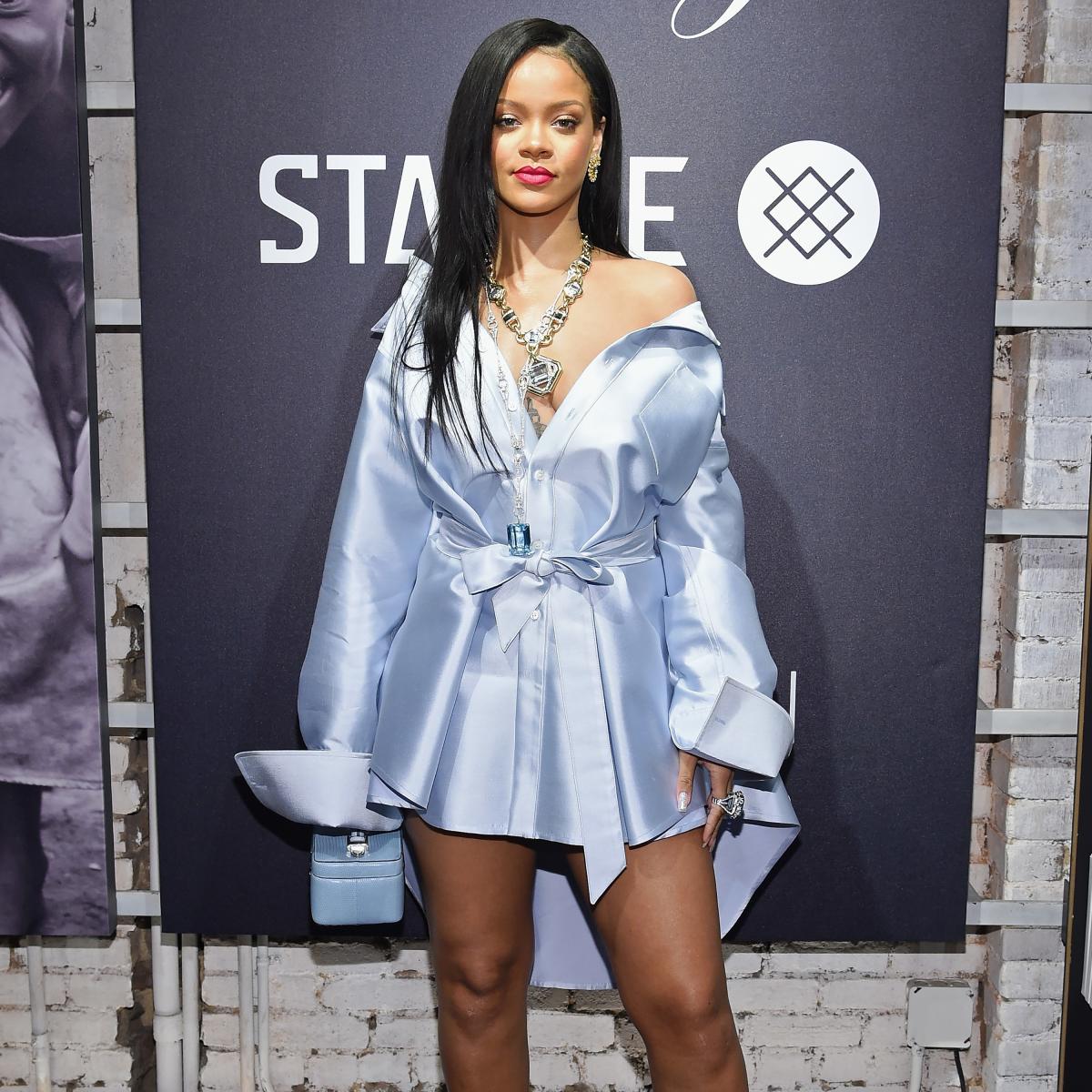 Rihanna Goes Pastel Princess on the Streets of New York
