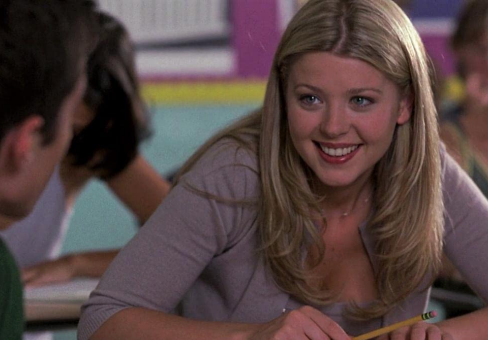 1999: Tara Reid's Layered Center Part in 'American Pie'