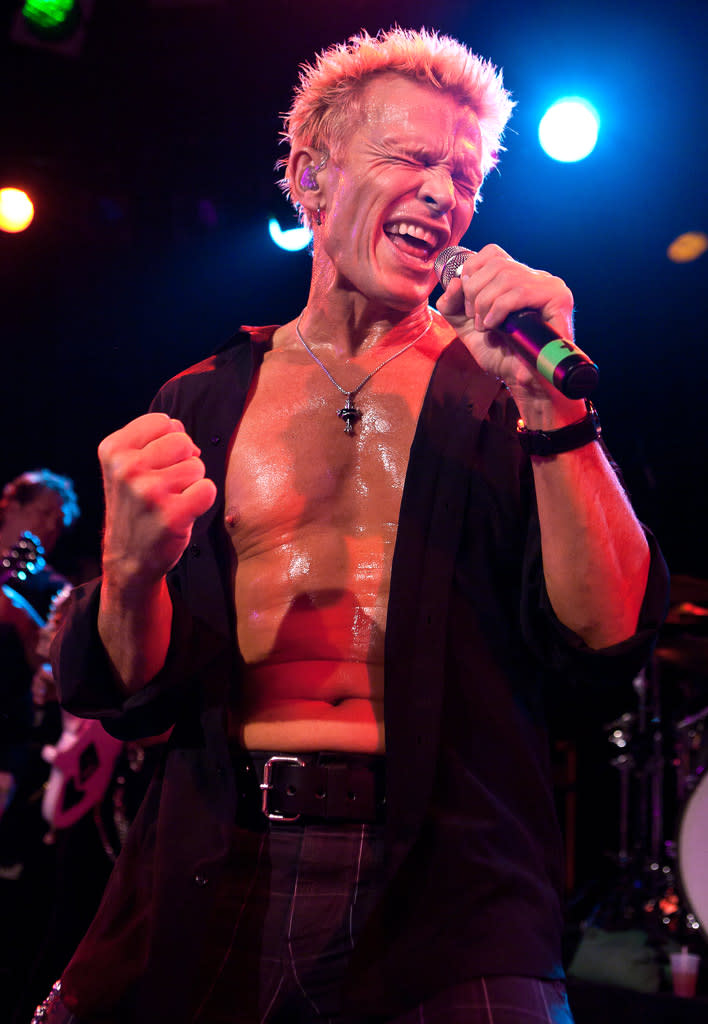 Billy Idol Performance With Camp Freddy Roxy Theatre