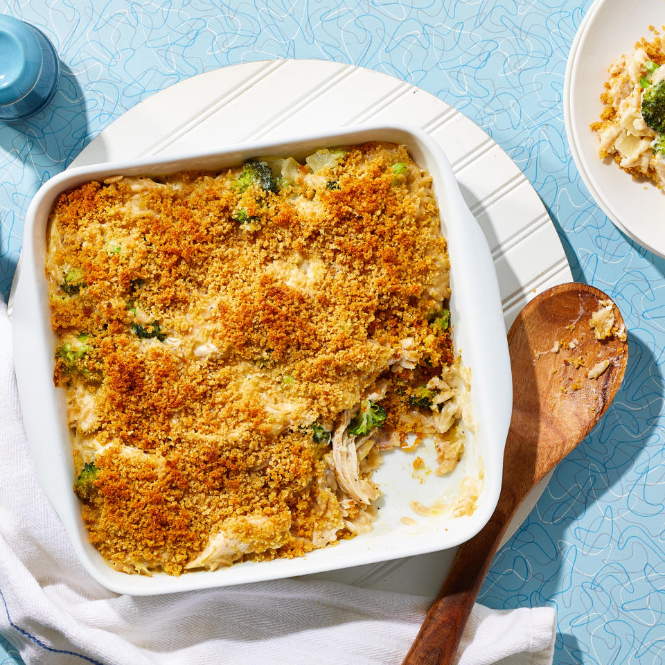 Creamy Lemon-Parmesan Chicken Casserole