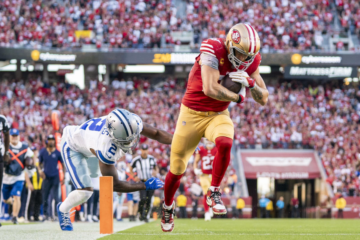 NFL reportedly fines 49ers' George Kittle more than $13K for 'F*** Dallas'  shirt