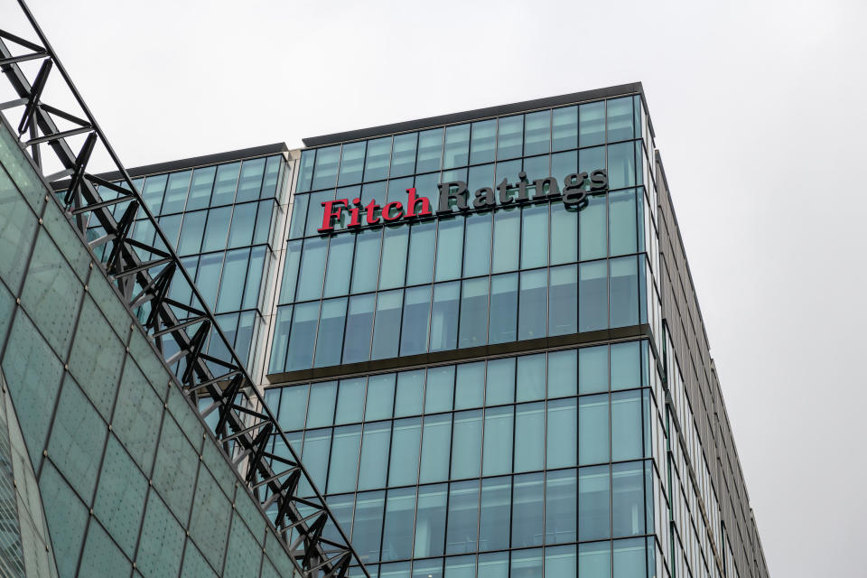 Oficinas de la agencia de calificación crediticia Fitch Ratings. Foto: Getty Images. 