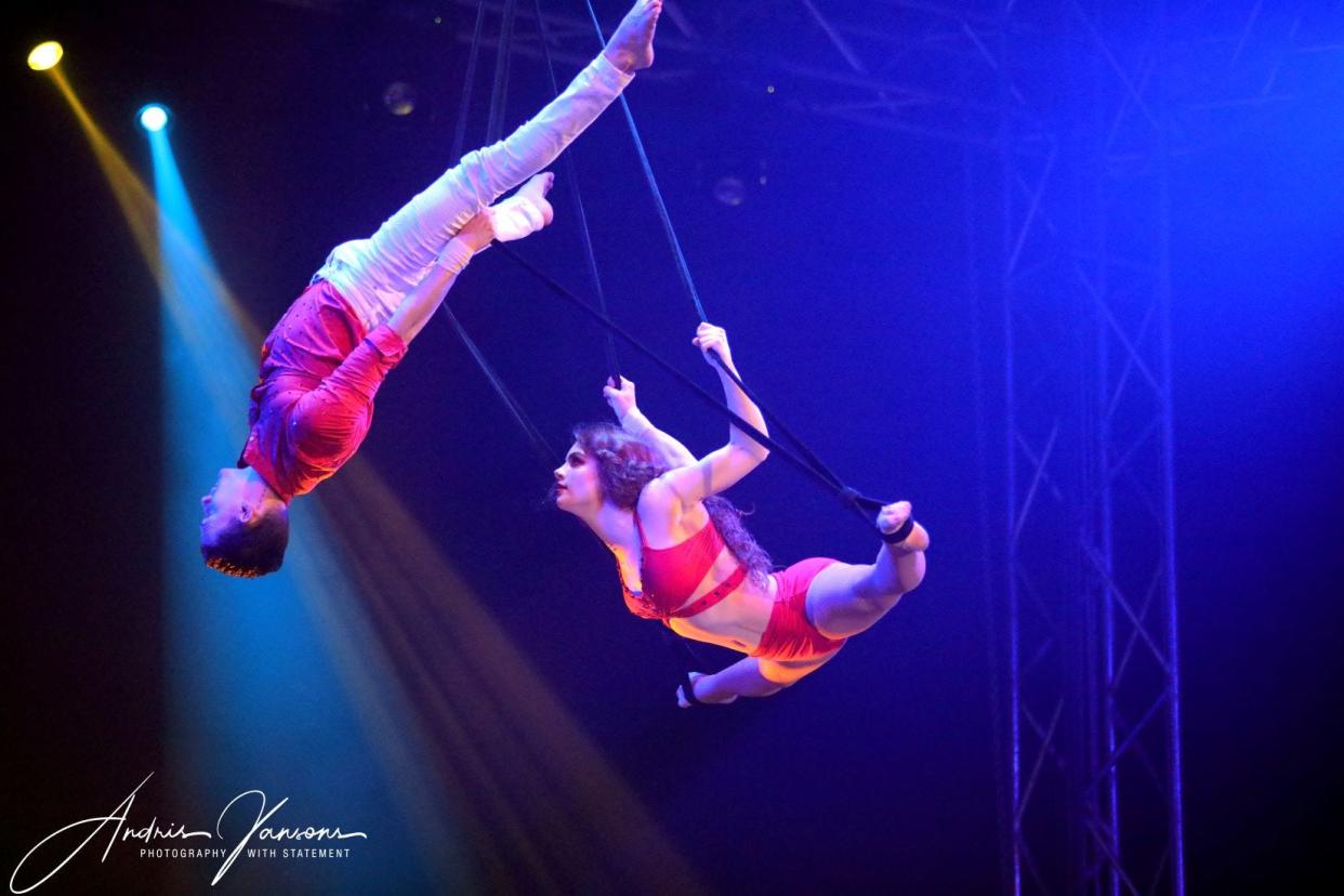 Cirque Italia brings its Gold Unit to Tallahassee for a show at Governor's Square parking lot, 1500 Apalachee Parkway, Feb. 15-18, 2024.