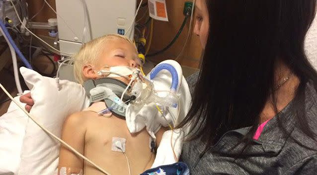 Logan's fight for life was followed by more than 50,000 people on Facebook. Source: Facebook