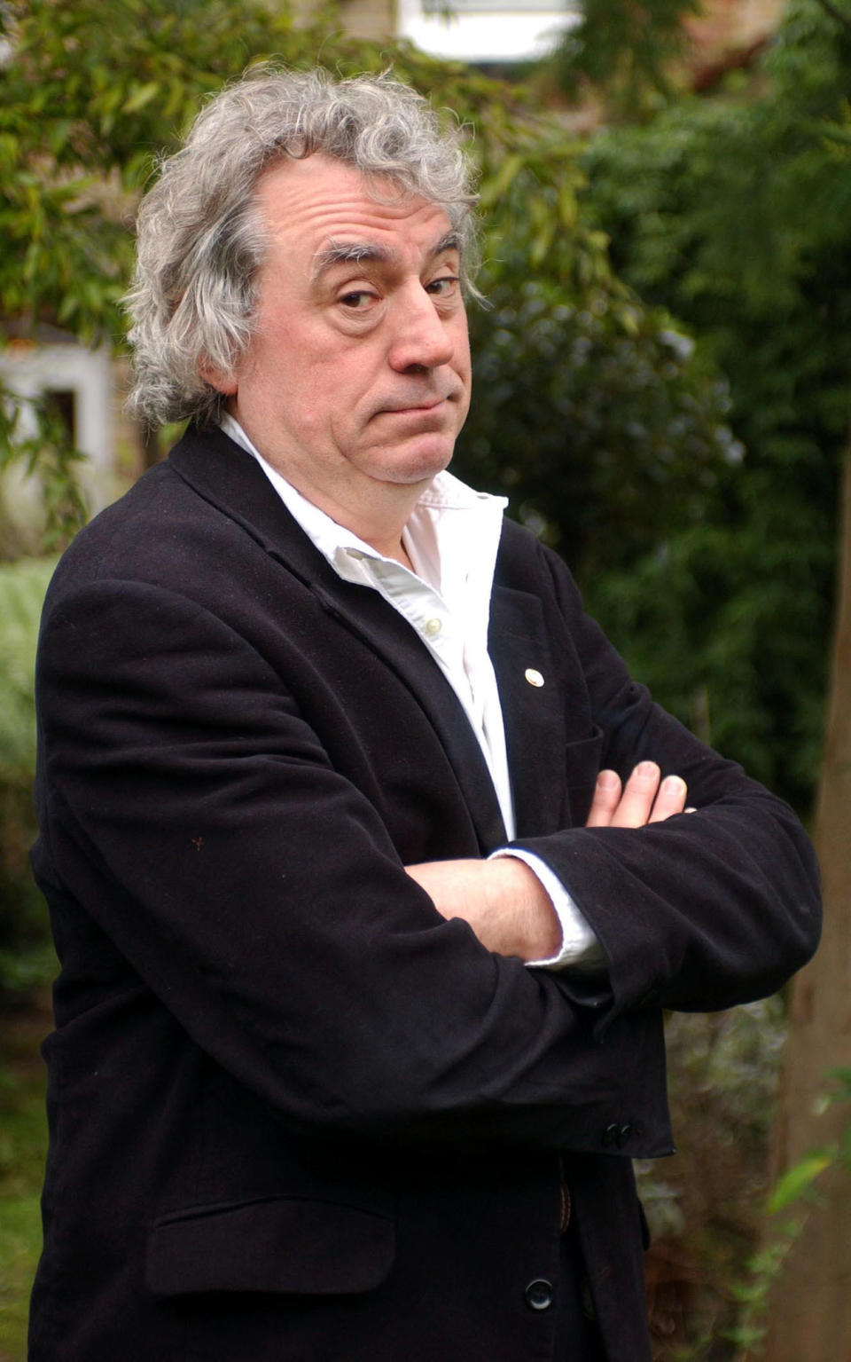 Former Monty Python star, writer and film director Terry Jones at his south London home.