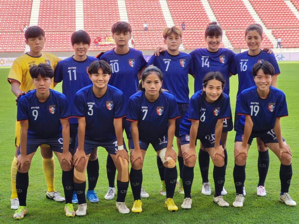 東亞盃中華女足代表隊。(圖：中華足協提供)