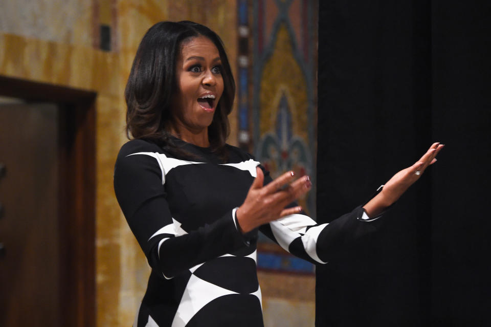 Michelle Obama hat ein Herz für Kinder (Bild: Getty Images)