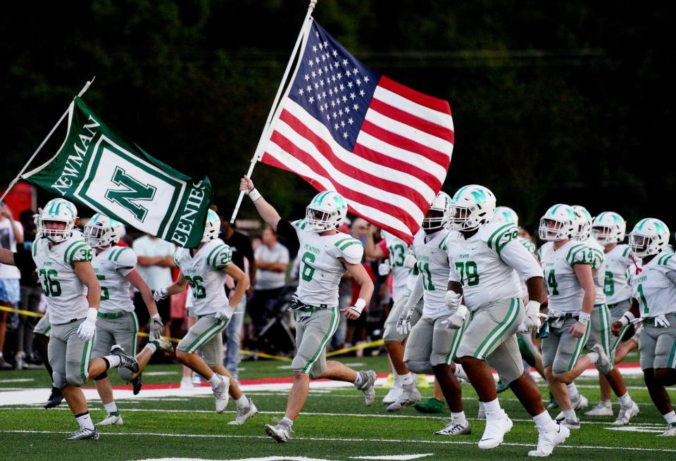 Many vs. Isidore Newman Friday evening September 23, 2022, at Many High School. 