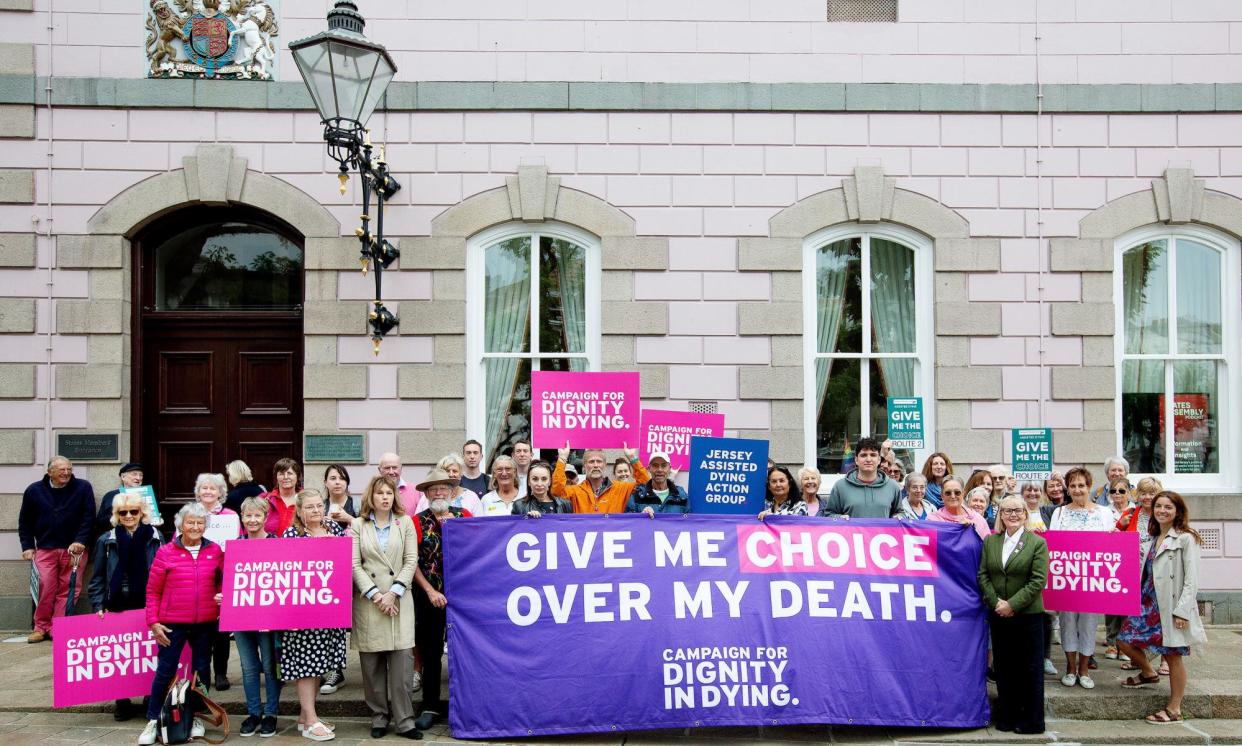 <span>The chief executive of the Dignity in Dying campaign, said: ‘Today’s vote is a victory for compassion and common sense.’</span><span>Photograph: Christian Keenan/PA</span>